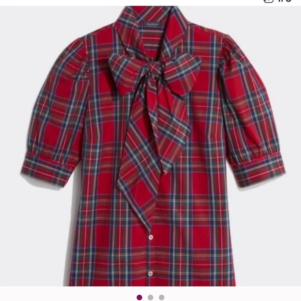 Vineyard Vines Red Plaid Button Down Shirt